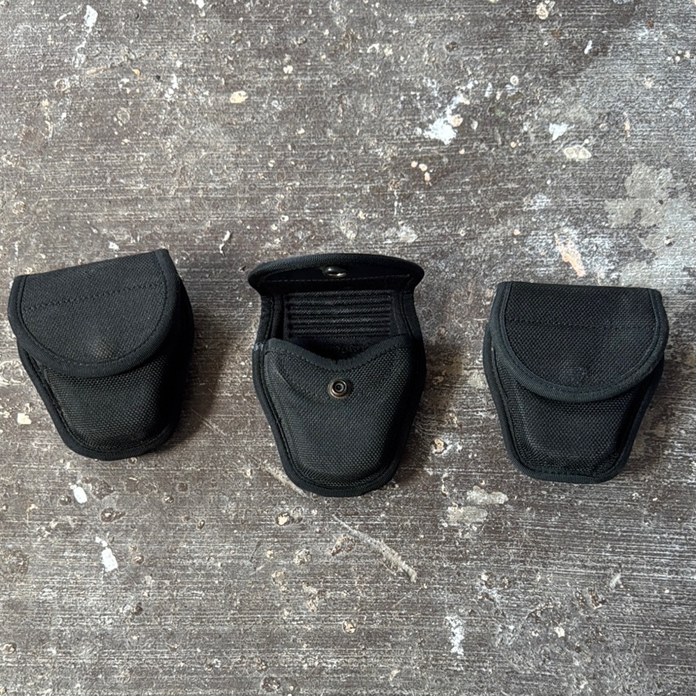 Black Handcuff Pouch Set - Cuffs NOT included